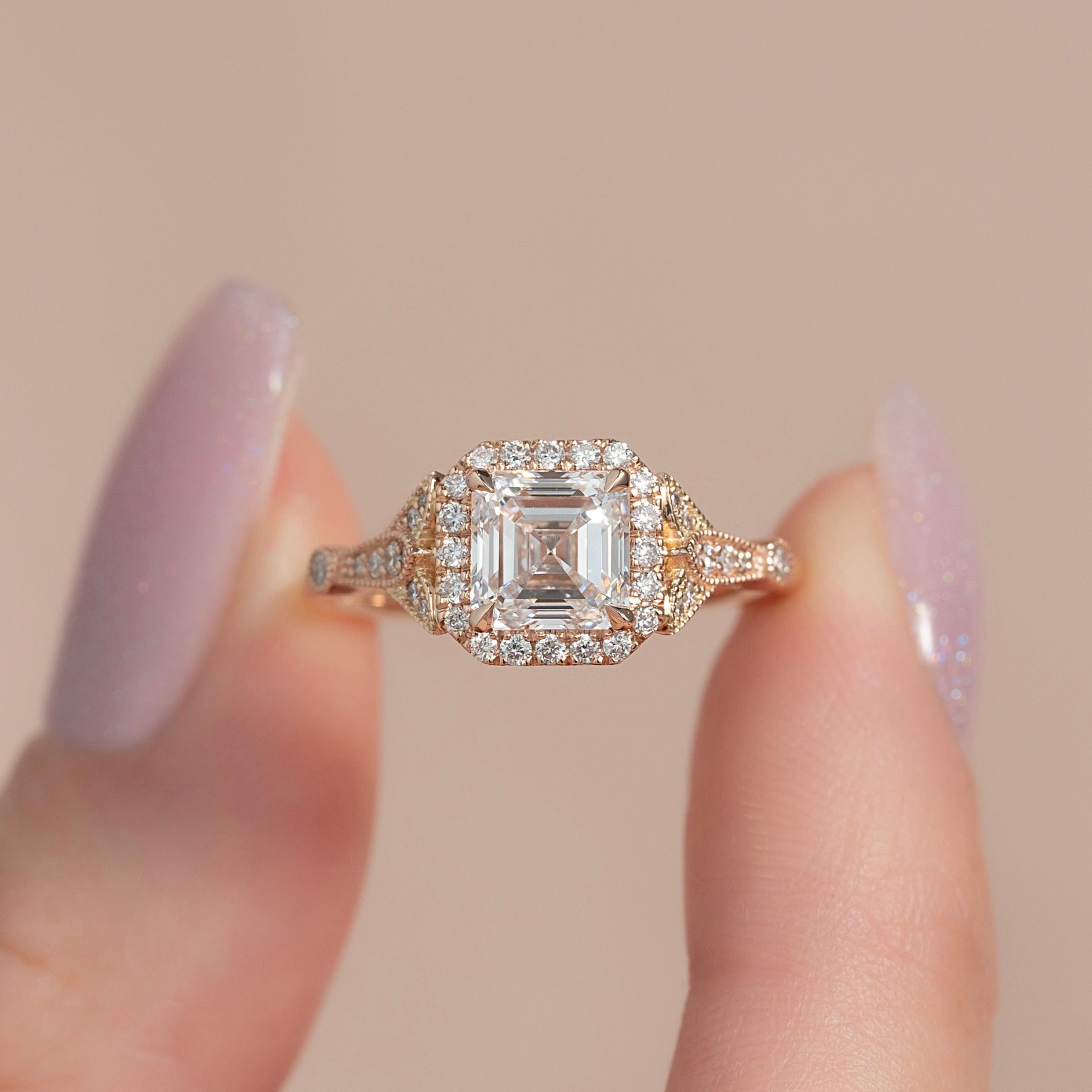 Art Deco Dreams: Stunning Asscher Cut Engagement Rings You'll Love