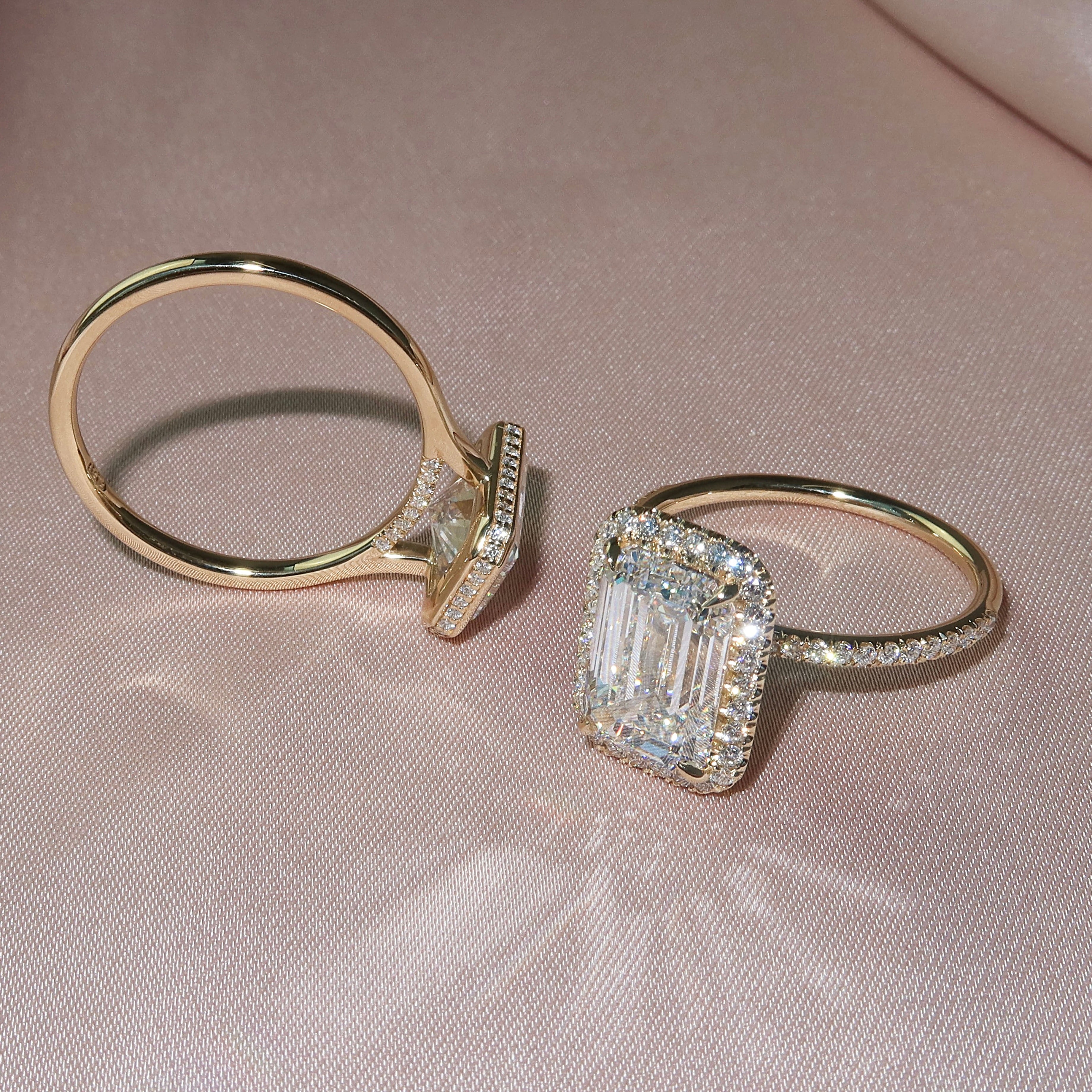 Halo vs. Hidden Halo Engagement Rings: What’s The Difference?