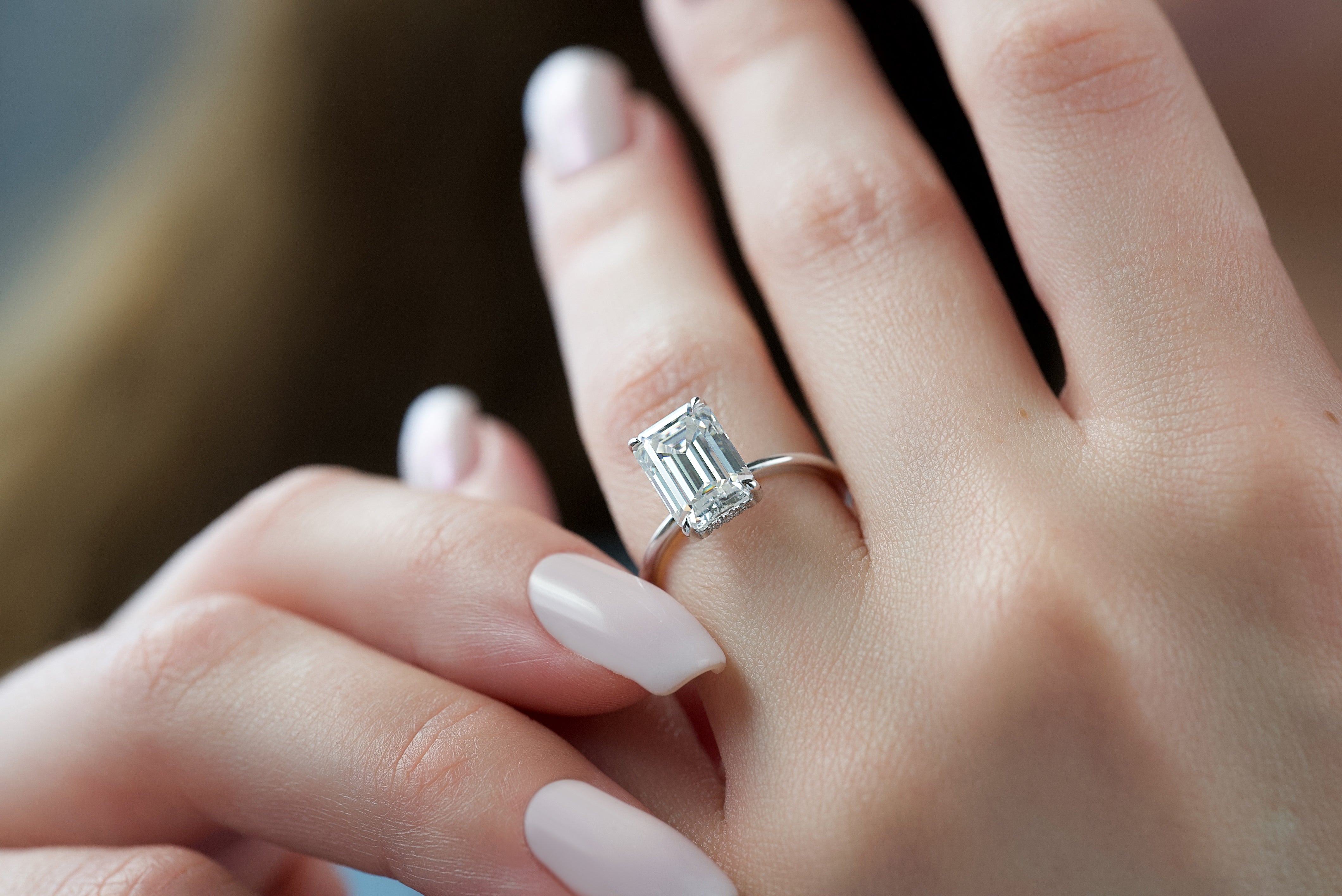 4 Carat Moissanite Rings - Big Rock, Small Budget