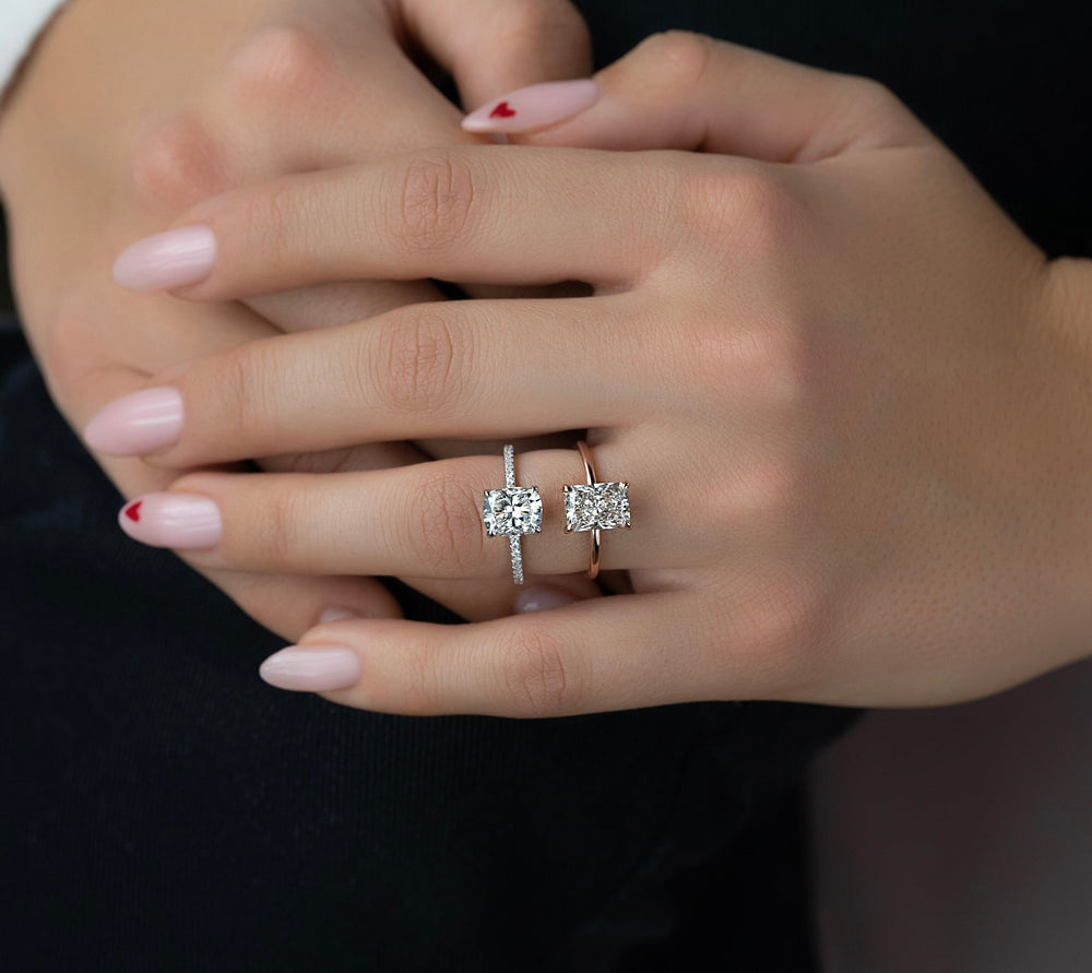 Elongated Cushion vs. Radiant Cut: Which Sparkles Best for Your Engagement Ring?