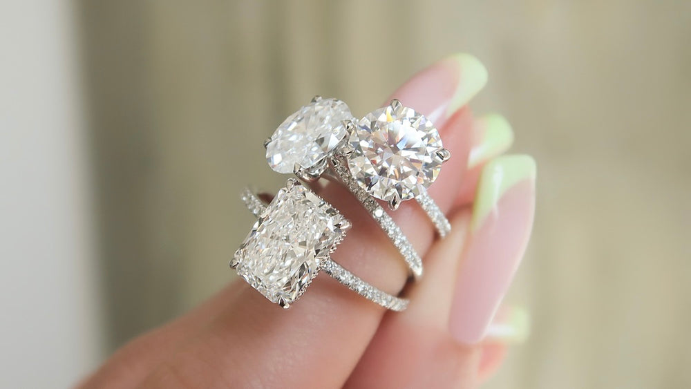 Pave Engagement Ring Trends for 2024