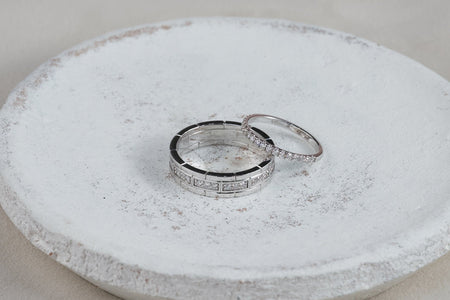 Matchy-Matchy His And Hers Wedding Bands That Slay