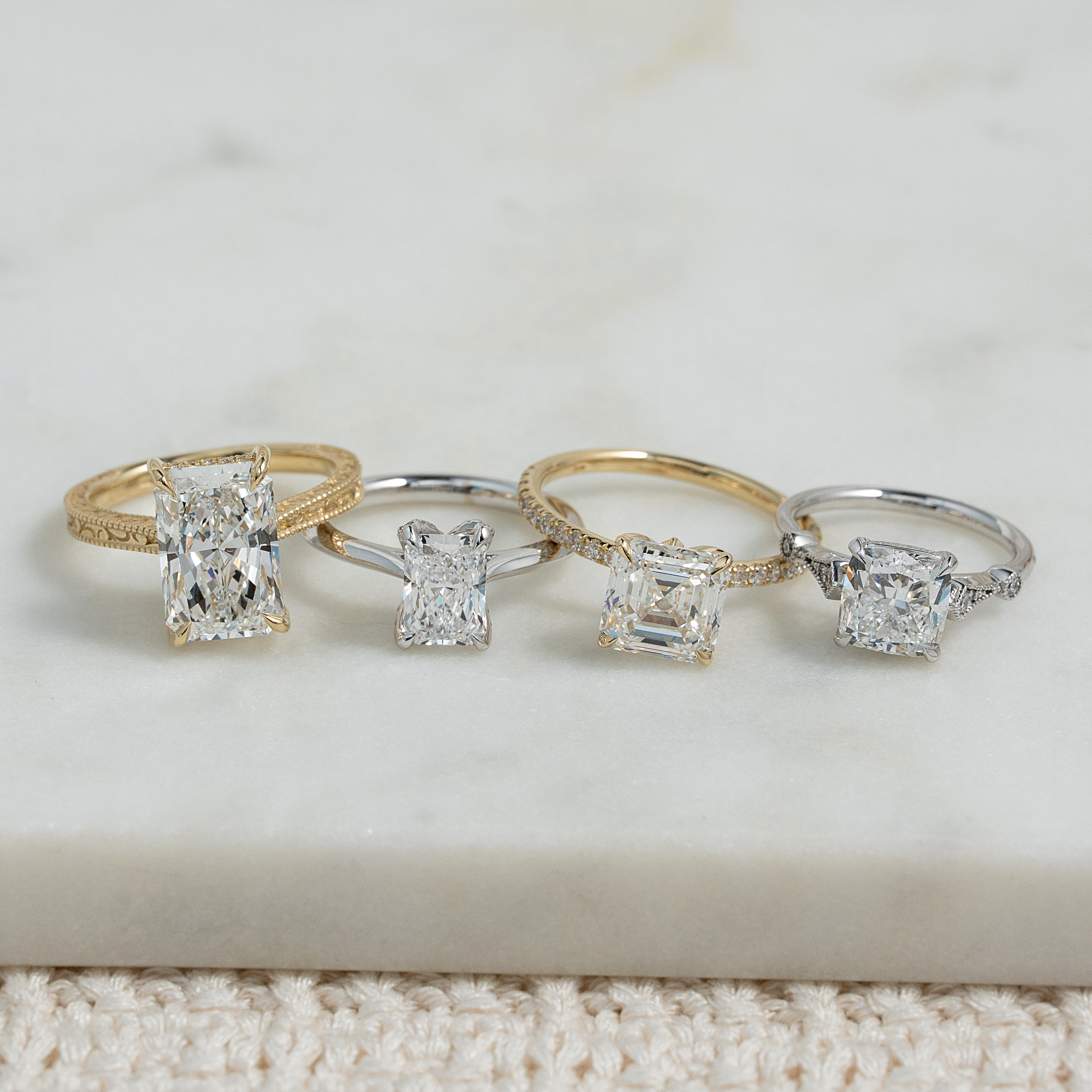 Natural Diamond Engagement Rings Now Average $7,346