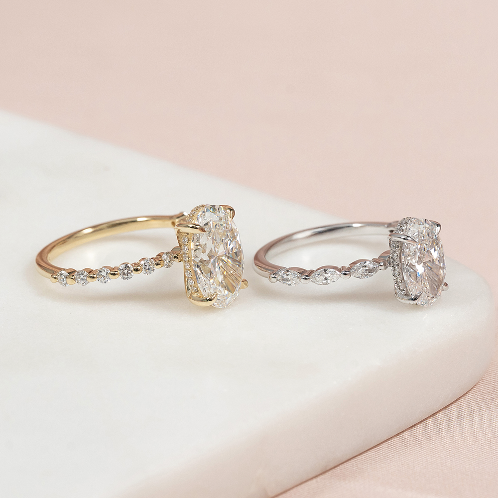 Do Side Stones Make a Diamond Look Bigger?