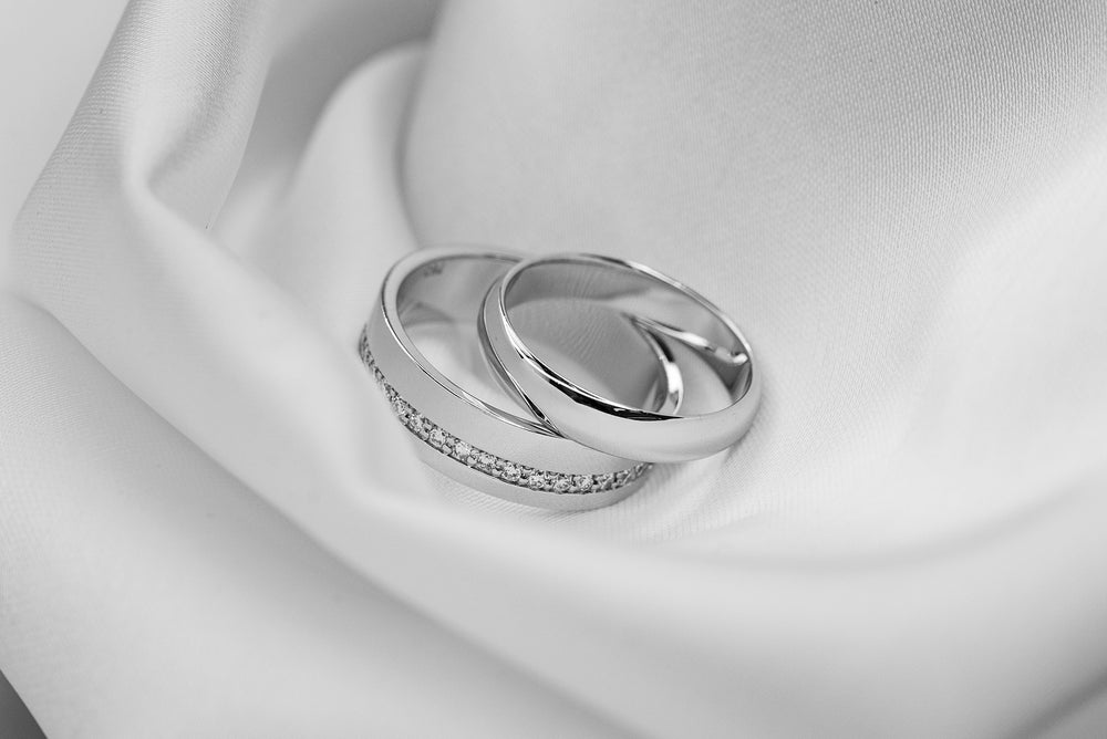 Double the Love: Matching Gold Wedding Bands for Him and Her