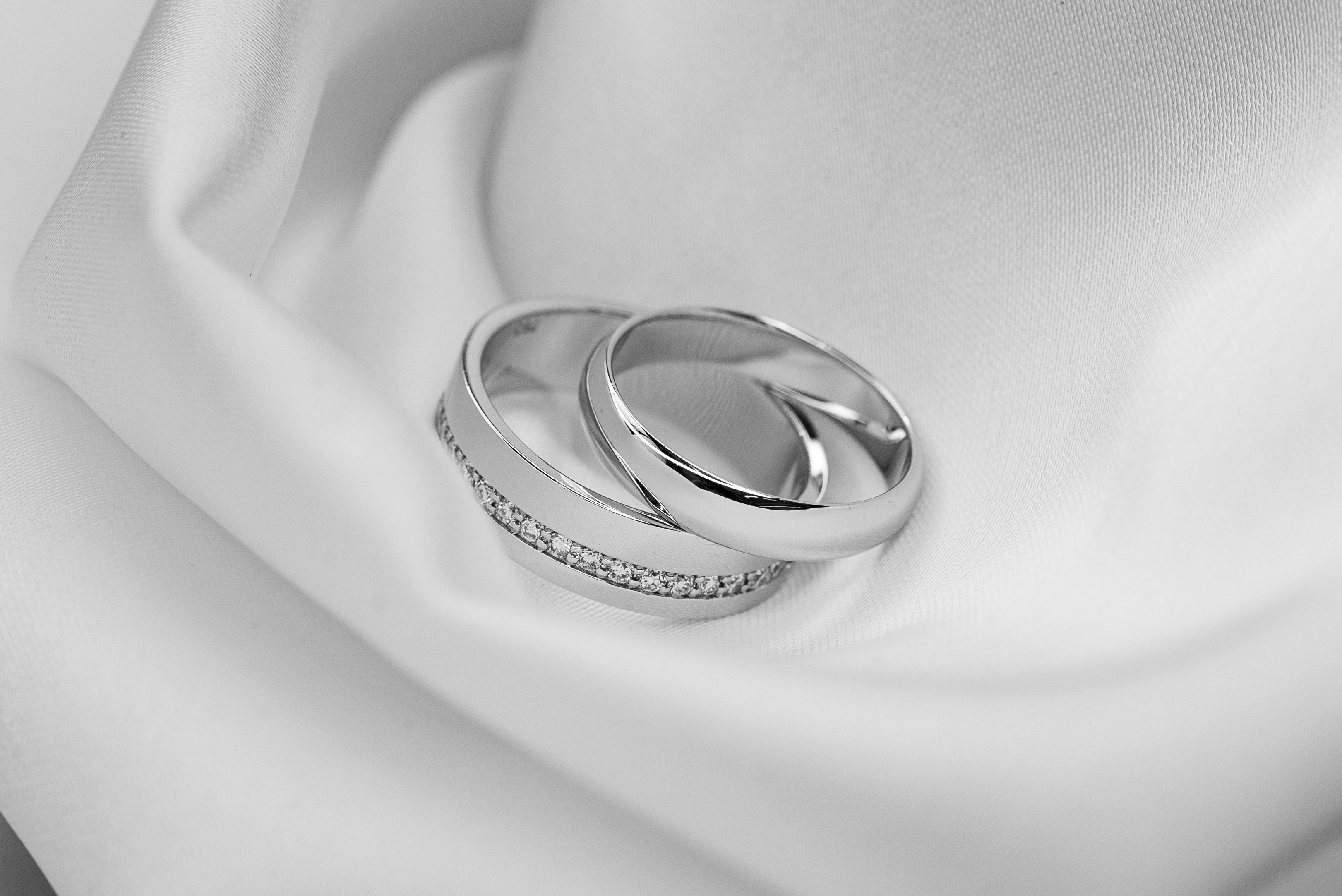 Double the Love: Matching Gold Wedding Bands for Him and Her