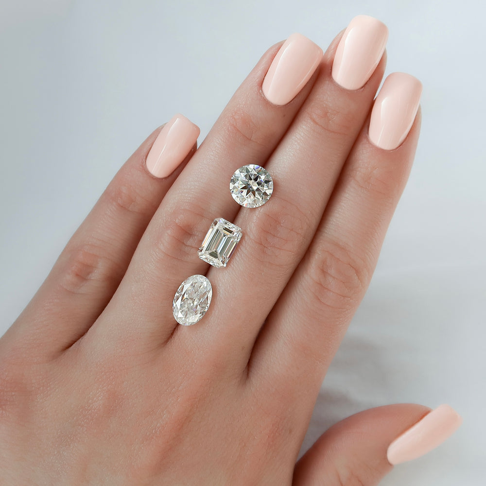 Brilliant VS. Crushed Ice Moissanite