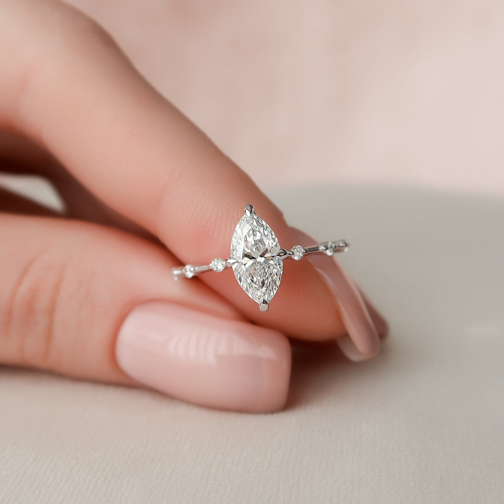 Marquise Cut Diamond Size (Chart, Dimensions, On Hand)