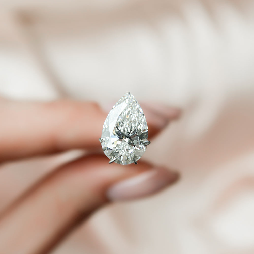 Pear Shaped Engagement Ring