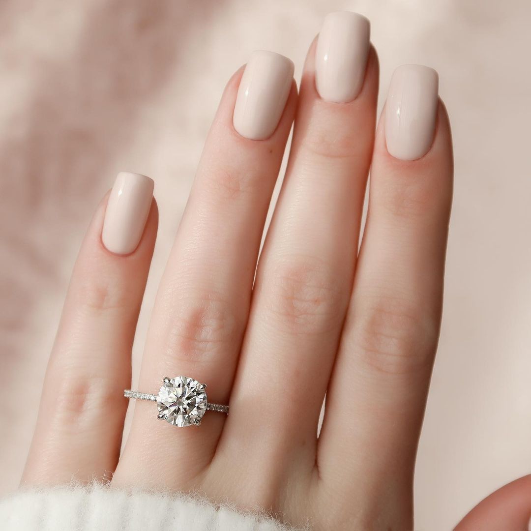 Pave Engagement Rings