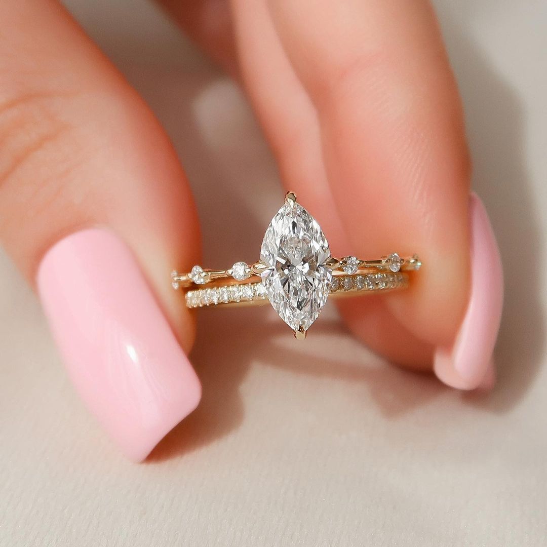 Marquise Cut Engagement Rings