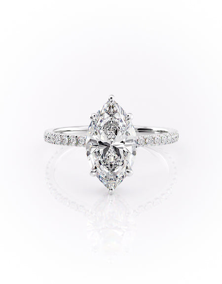 The Pave Aline 2ct WG MQ