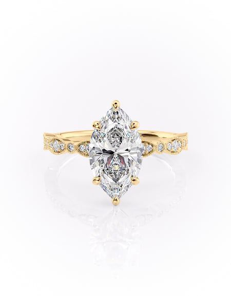 The Jasmine 2ct YG MQ
