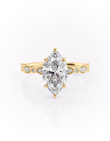 The Jasmine 2ct YG MQ