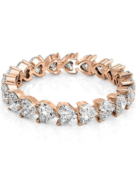 2.5ct Heart Shared Prong Eternity RG