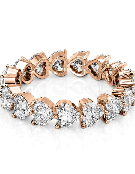 3.5ct Heart Shared Prong Eternity RG