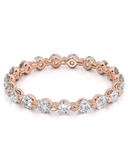 1.5ct Round Shared Prong Eternity 1ct RG R