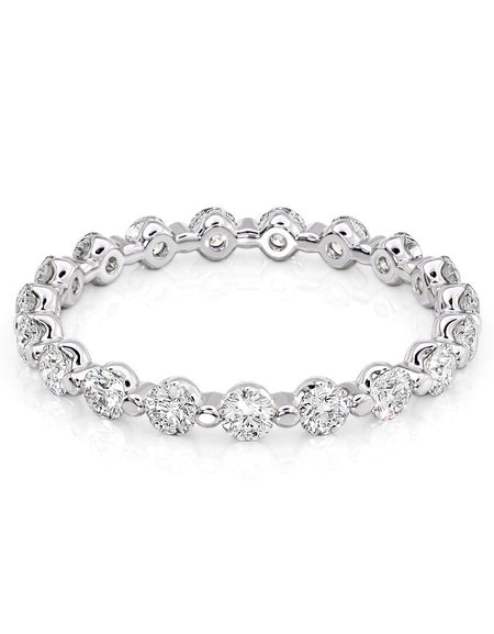 1.5ct Round Shared Prong Eternity 1ct WG R