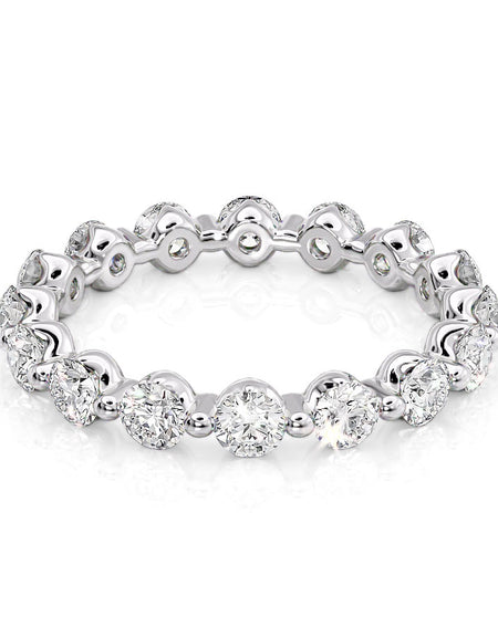 1.5ct Round Shared Prong Eternity 1.5ct WG R