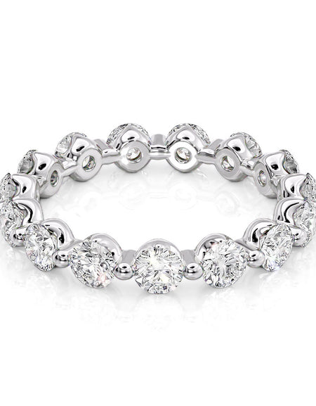 1.5ct Round Shared Prong Eternity 2ct WG R
