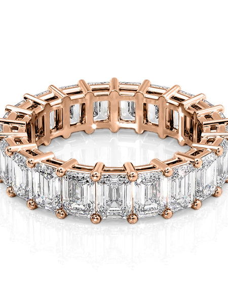 6ct Emerald Eternity 6ct RG EM