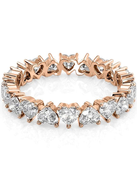 2.5ct Heart Eternity RG