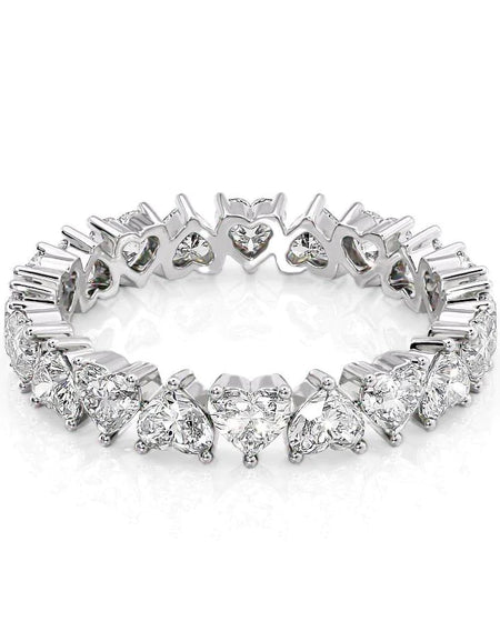 2.5ct Heart Eternity WG