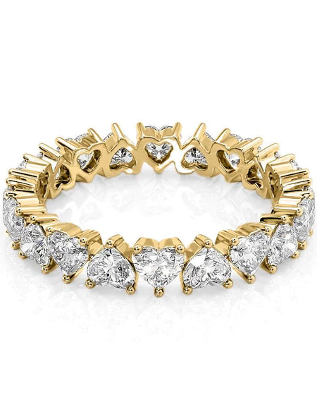 2.5ct Heart Eternity YG