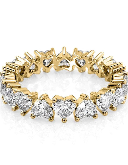 3ct Heart Eternity YG