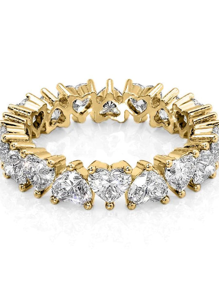 4ct Heart Eternity YG