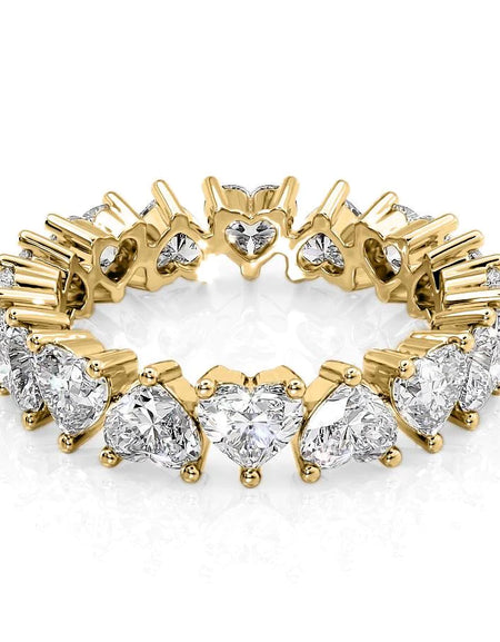 4.5ct Heart Eternity YG