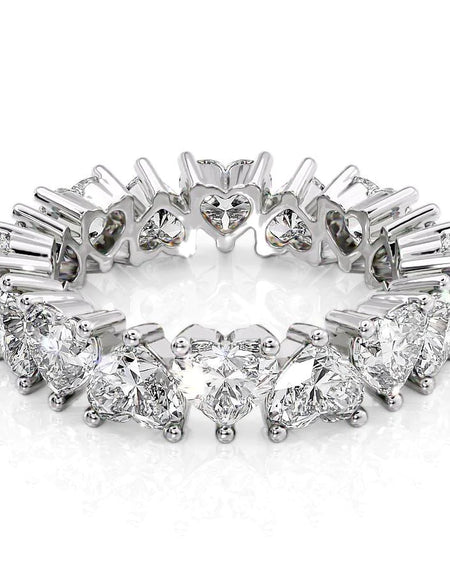 5.5ct Heart Eternity WG
