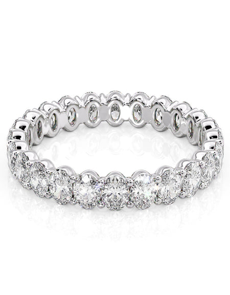 2ct Oval Eternity 2ct WG OV