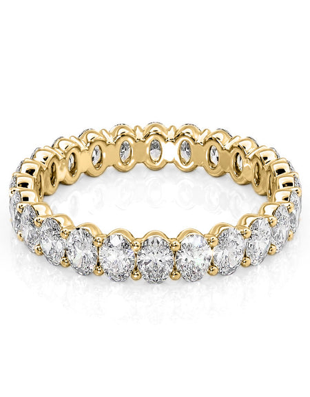 2ct Oval Eternity 2ct YG OV