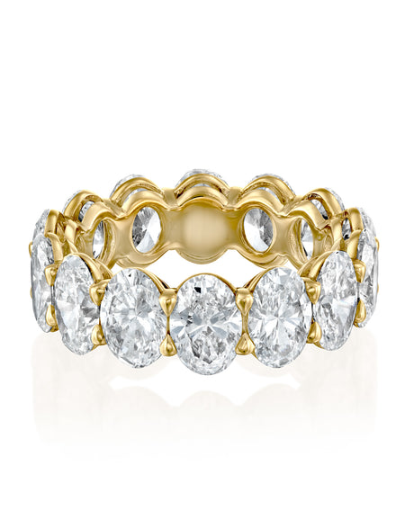 3ct Oval Eternity 3ct YG OV