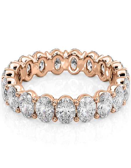 4ct Oval Eternity 4ct RG OV