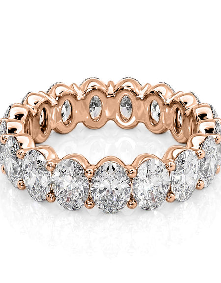 5.5ct Oval Eternity 5.5ct RG OV