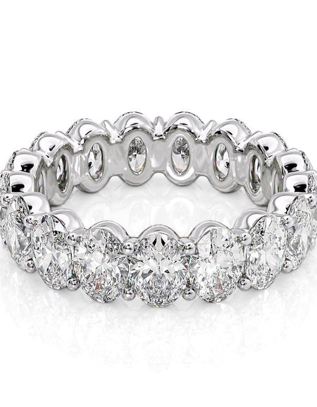 5.5ct Oval Eternity 5.5ct WG OV