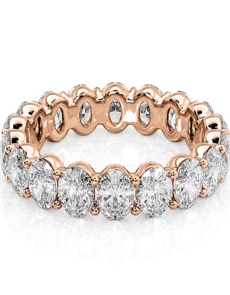 4.5ct Oval Eternity 4.5ct RG OV