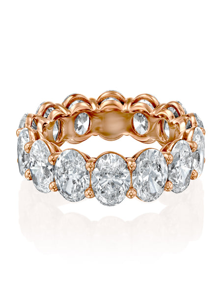 7ct Oval Eternity 7ct RG OV