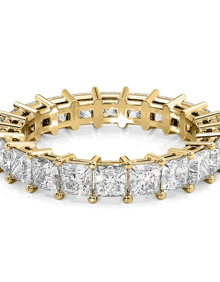 3.5ct Princess Eternity YG