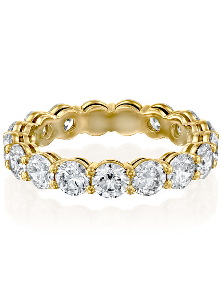 3ct Round Eternity 3ct YG R