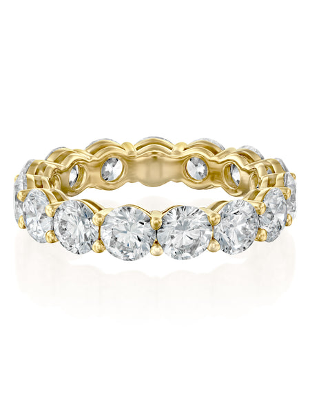 6ct Round Eternity 6ct YG R