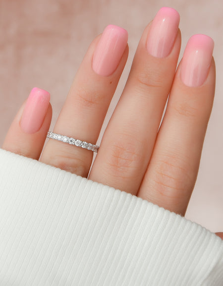 1.2ct Round U Prong Eternity WG Model