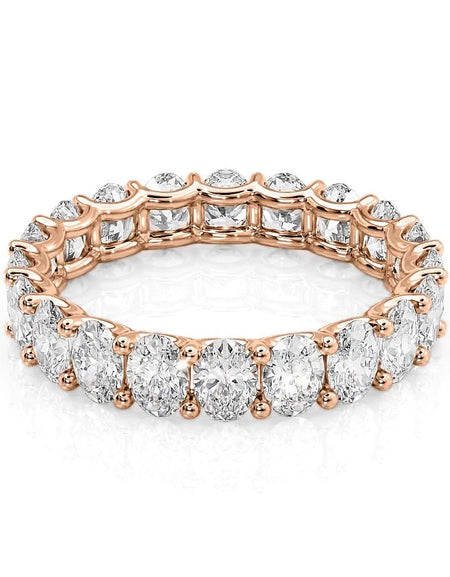 3ct Oval U Prong Eternity RG