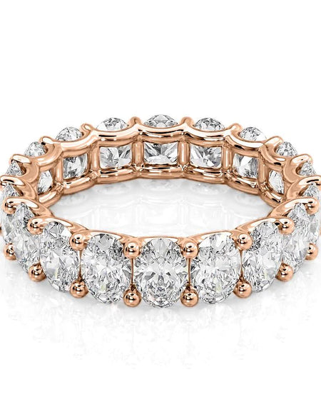 4.5ct Oval U Prong Eternity RG