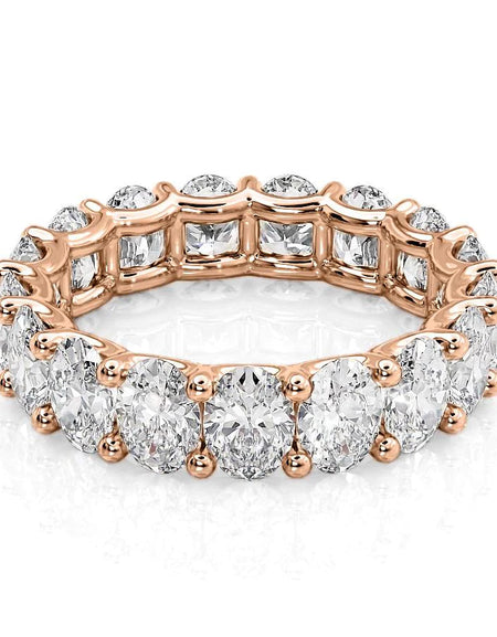 5.5ct Oval U Prong Eternity RG