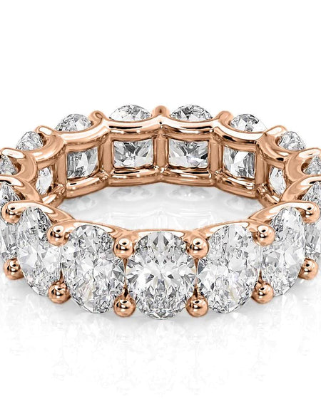 7.5ct Oval U Prong Eternity RG