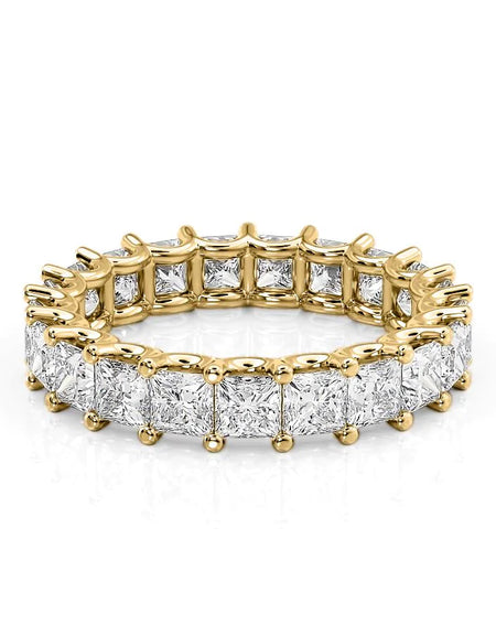 4ct Princess U Prong Eternity YG