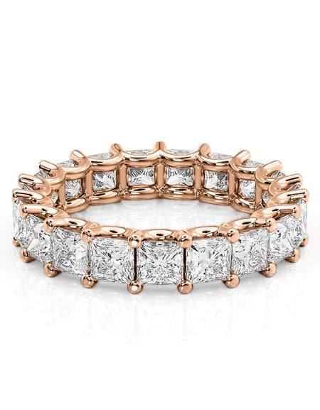 4.7ct Princess U Prong Eternity RG